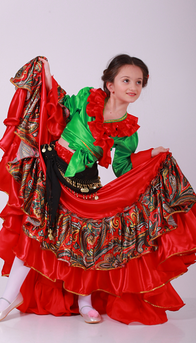 Карнавальний костюм для дівчинки Циганка Вікторія