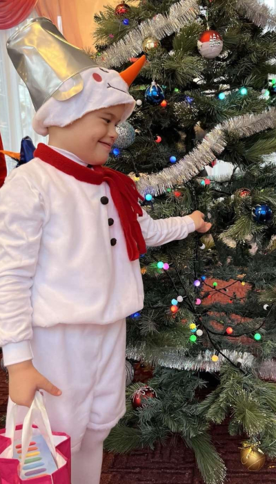 Карнавальний костюм Сніговик №10