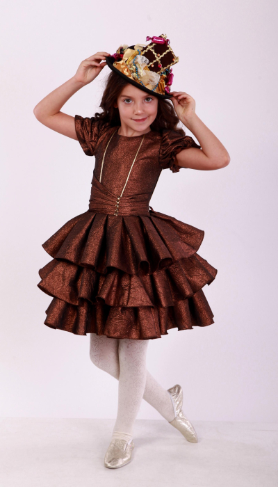 Карнавальний костюм для дівчинки Шоколадка, Смаколики ТМ Sonechko №2