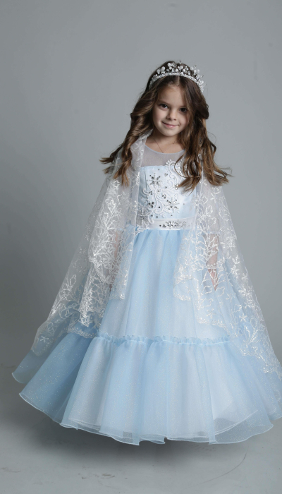 Карнавальний костюм Снігова королева 8703, вьюга, заметіль