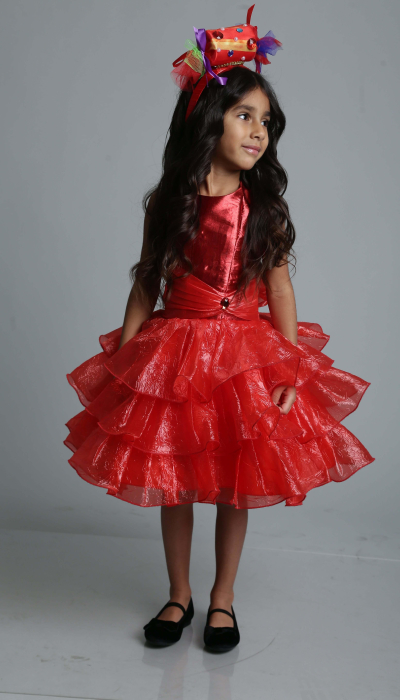 Карнавальний костюм Цукерка Рюша червона