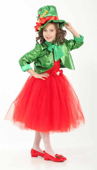 Карнавальний костюм для дівчинки Різдвяний Ельф Sonechko