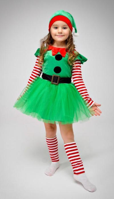Костюм Різдвяний Ельф для дівчинки №5 гном
