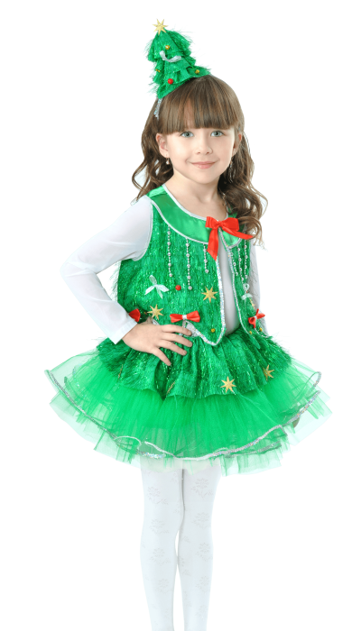 Карнавальний костюм для дівчинки Ялинка - Ялинка 2030