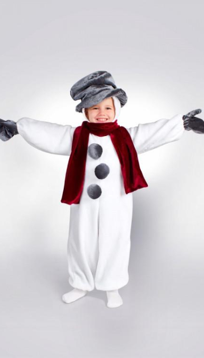 Карнавальний костюм для хлопчика Сніговик №5