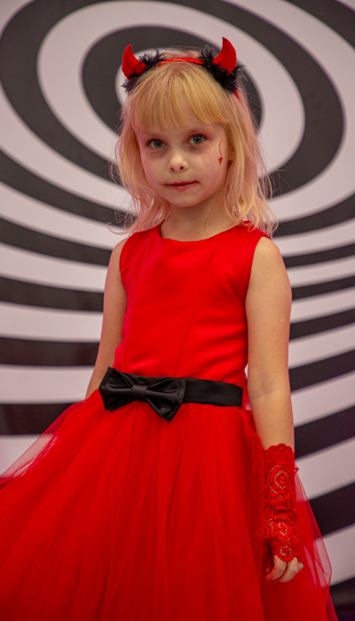 Карнавальний костюм чортик для дівчинки №7