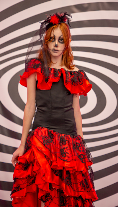 Мексиканська наречена / Санта Муерта на День мерців карнавальний костюм