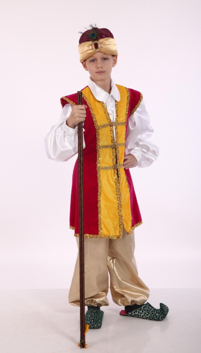 Карнавальний костюм для хлопчика східний Джафар (султан)