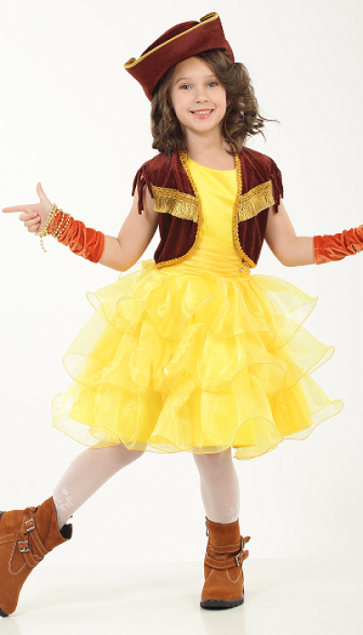 Карнавальний костюм для дівчинки Ковбойка (Пиратка), поні Еплл Джек