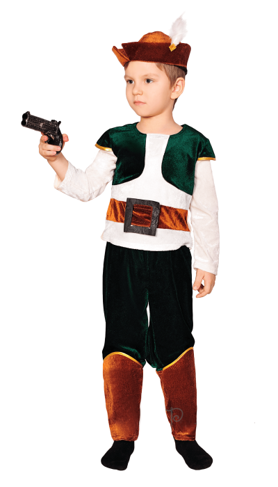 Карнавальний костюм для хлопчика Розбійник Мисливець 9347