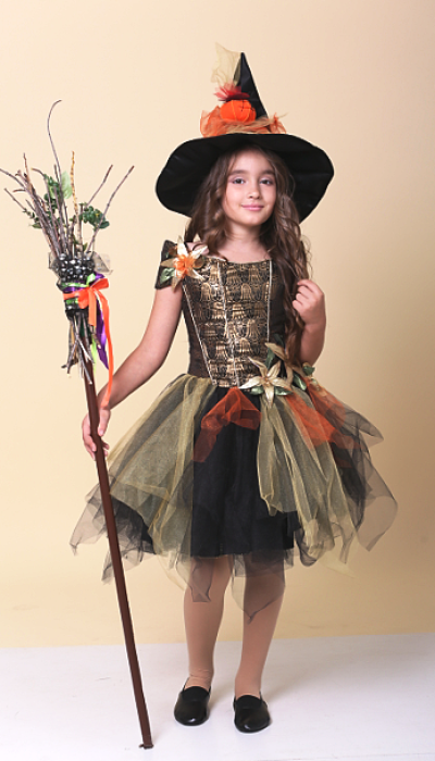 Карнавальний костюм Золота Ведьмочка, Відьма