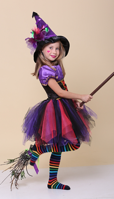 Карнавальний костюм для дівчинки Супер - Відьма