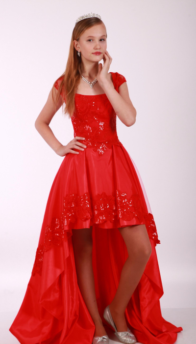 Елегантне плаття для дівчинки Мірабелла червона