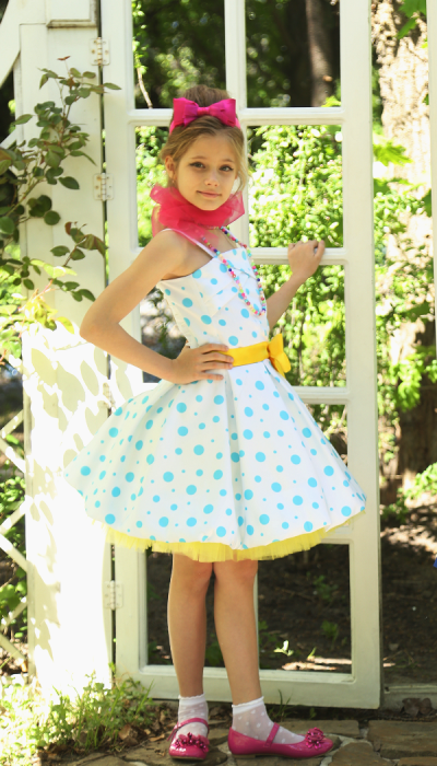 Ошатне плаття для дівчинки Стиляги жовтий бант