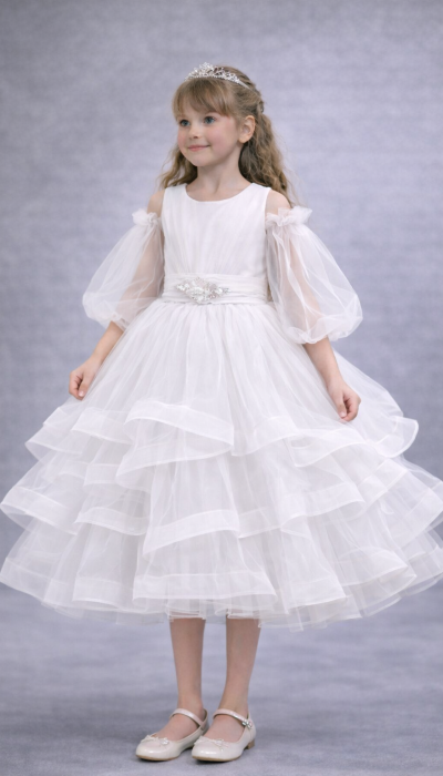 Barbie dress white 8703 Snowflake