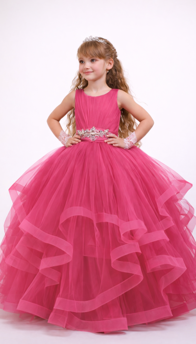 Бальна сукня 8703 малинова