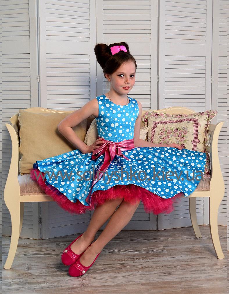 Ошатне плаття для дівчинки Стиляги - 005